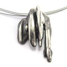  contemporary silver necklace