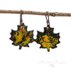 maple leaf earrings