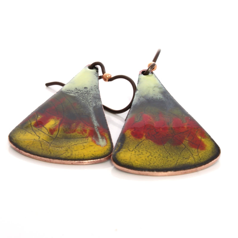 enamel earrings