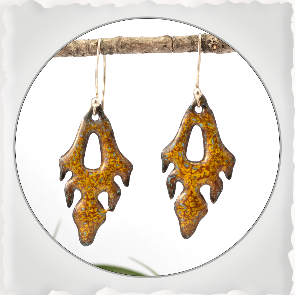 Autumn Frond Earrings