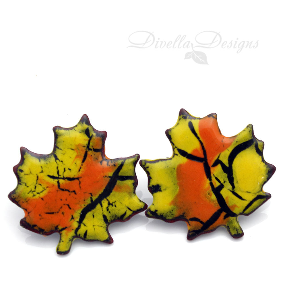 maple leaf studs