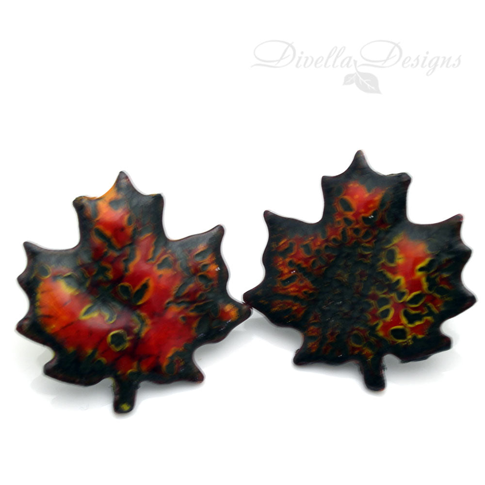 maple leaf studs