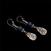 Lapis Lazuli & Fine Silver Earrings
