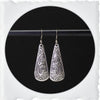 silver tulip earrings
