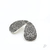 fine silver mandala earrings