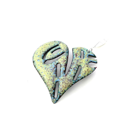 Yellow & Blue Love Pendant