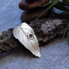 Sterling Silver Mountain Sage Leaf Pendant