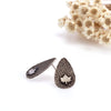Silver Maple Leaf Earrings
