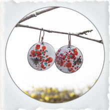  Round Bees In The Garden Earrings