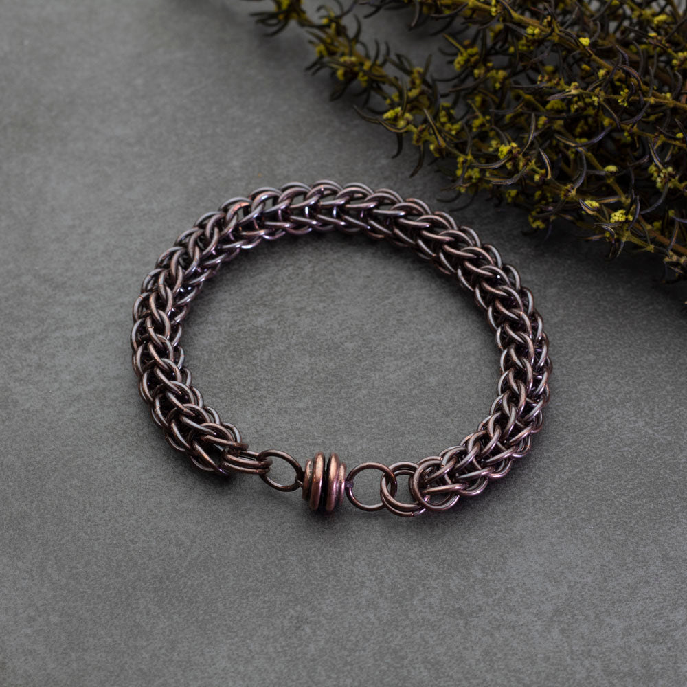 Large Copper Persian Bracelet