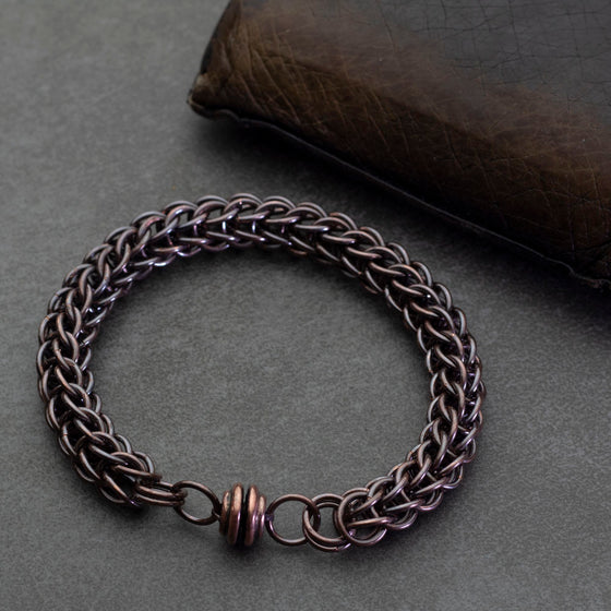 Large Copper Persian Bracelet