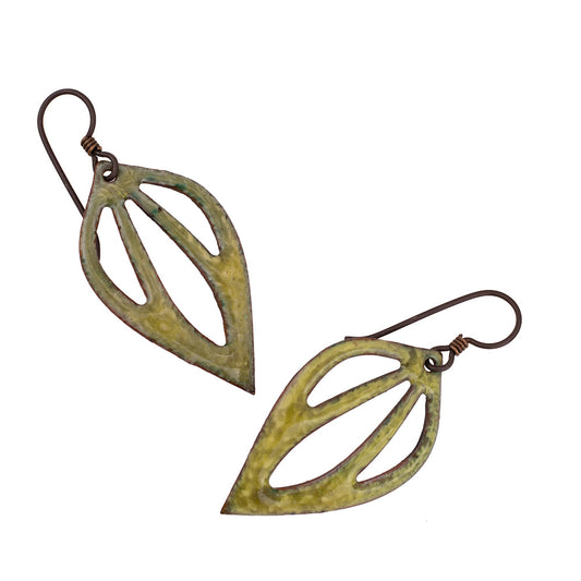 leaf earrings