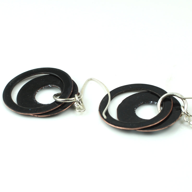 enamel earrings