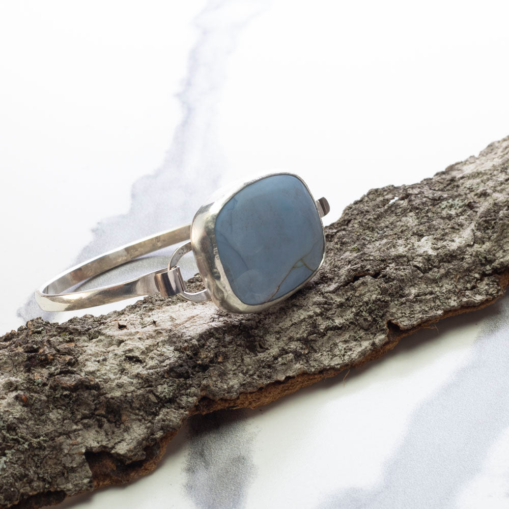 Blue Opal Tension Cuff