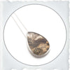 dendritic agate pendant