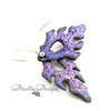 Purple & Pink Frond Earrings by divelladesigns.com