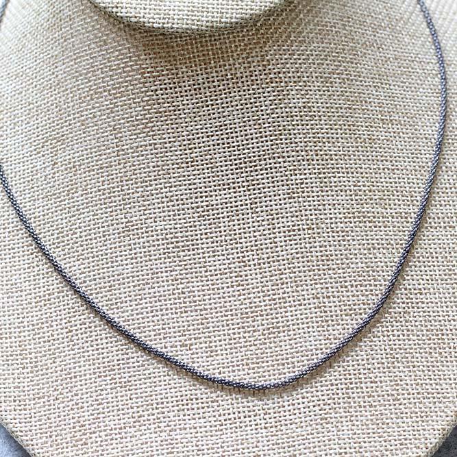 Sterling Silver Popcorn Chain-20"