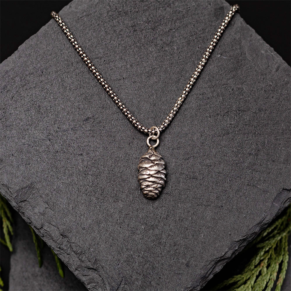 pine cone necklace