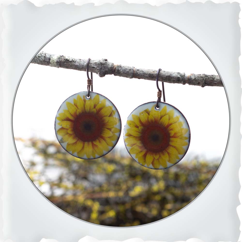 Sunflower Earrings