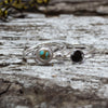 Turquoise & Silver Stacker Rings
