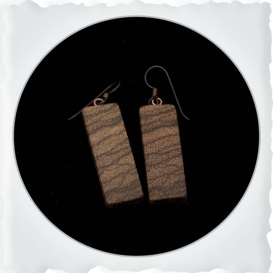 Bubinga Wood Earrings